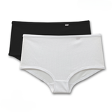 KIT111 - Kit Calça Cava Baixa Clássica em Ribana com Viés - Kit com 02 Peças