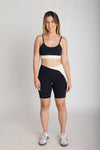 NBB23 - Bermuda Fitness Bolso Lateral Esquerda Bicolor