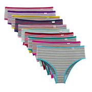 10K2505 - Kit Calcinha Calça Cava Média com 10 Peças