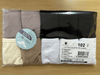 Kit com 10 calcinhas biquíni 100% algodão com viés em cores sortidas na embalagem