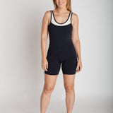 NMCB81 - Macaquinho Fitness Curto Costa Cavada Bicolor