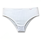 123 - Calça Cava Média em Ribana com Elástico