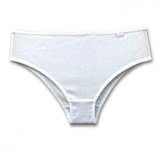 123 - Calça Cava Média em Ribana com Elástico