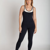 NMLB82 - Macacao Fitness Longo Costa Cavada Bicolor