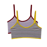 KTIF65 - Kit 2 Tops Infantis de Algodão