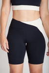 NBB23 - Bermuda Fitness Bolso Lateral Esquerda Bicolor