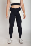 Legging Fitness Bolsos Laterais Bicolor - NLB63