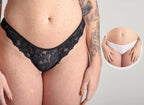 5K081 - KIT CALCINHA TODA EM RENDA COM FUNDO DE ALGODAO – KIT COM 5 PECAS