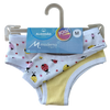 KTIF95 - Kit Calça Boneca Infantil em Ribana com Viés com 02 Peças