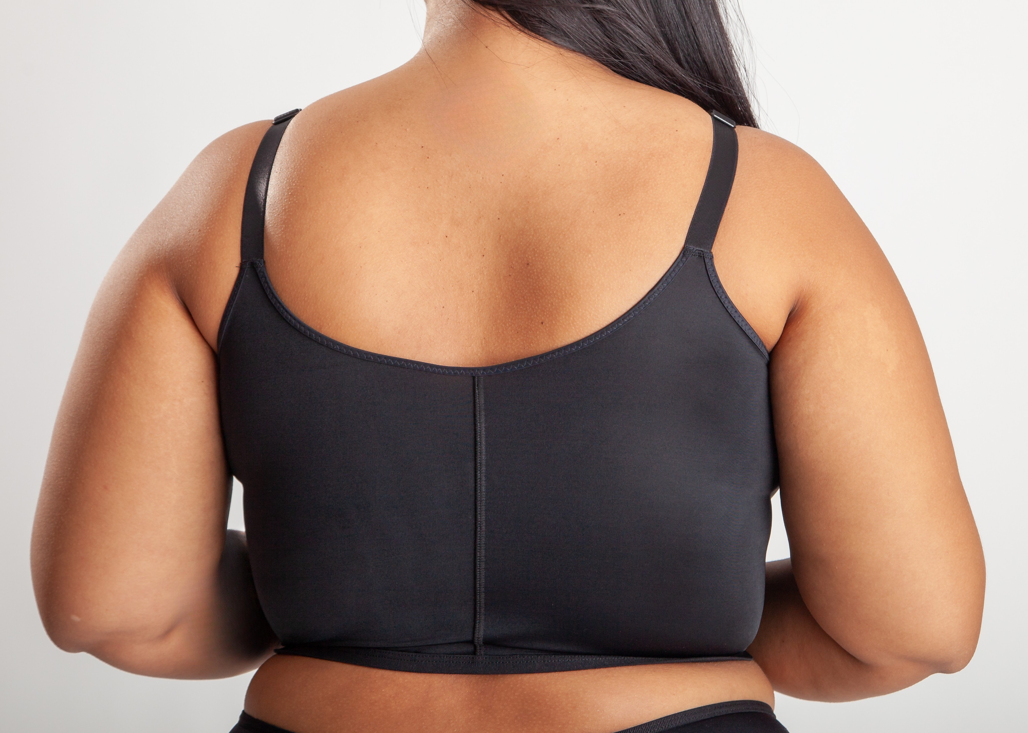 305 - Sutiã Longo Sem Costura com Abertura Frontal