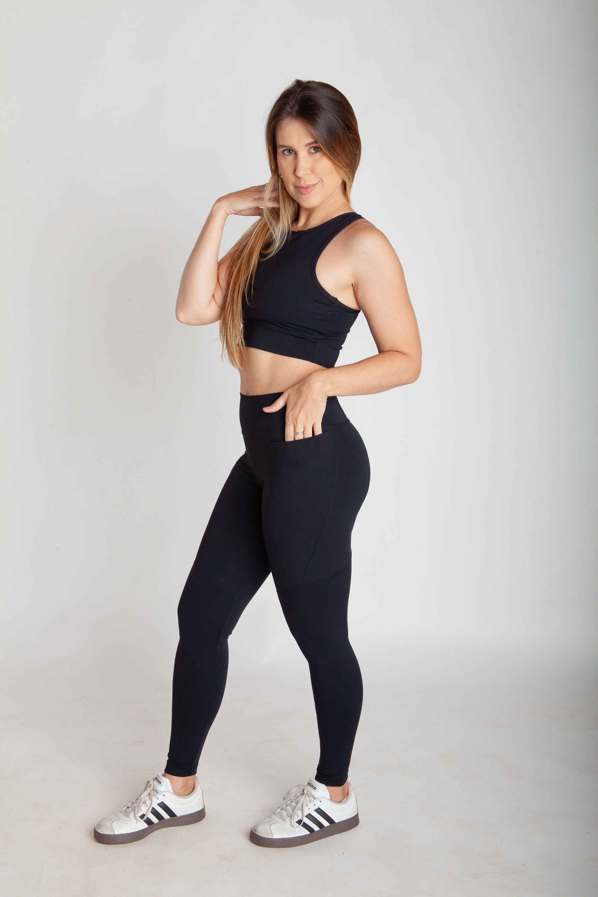 Legging Fitness Bolsos Laterais - NL63