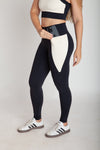 Legging Fitness Bolsos Laterais Bicolor - NLB63