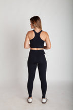 Legging Fitness Bolsos Laterais Bicolor - NLB63