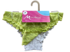 KIT080 - KIT CALCINHA ASA DELTA EM RENDA COM FUNDO DE ALGODAO – KIT COM 2 PECAS