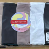 5K2507 - KIT CALCA MEDIA COM ELASTICO PERNA E CINTURA - KIT 5 PECAS EM CORES SORTIDAS