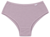Calcinha plus size de algodão cava média nude alvorada vista frontal
