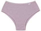 Calcinha plus size de algodão cava média nude alvorada vista frontal