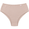 Calcinha plus size cava média 100% algodão chocolate