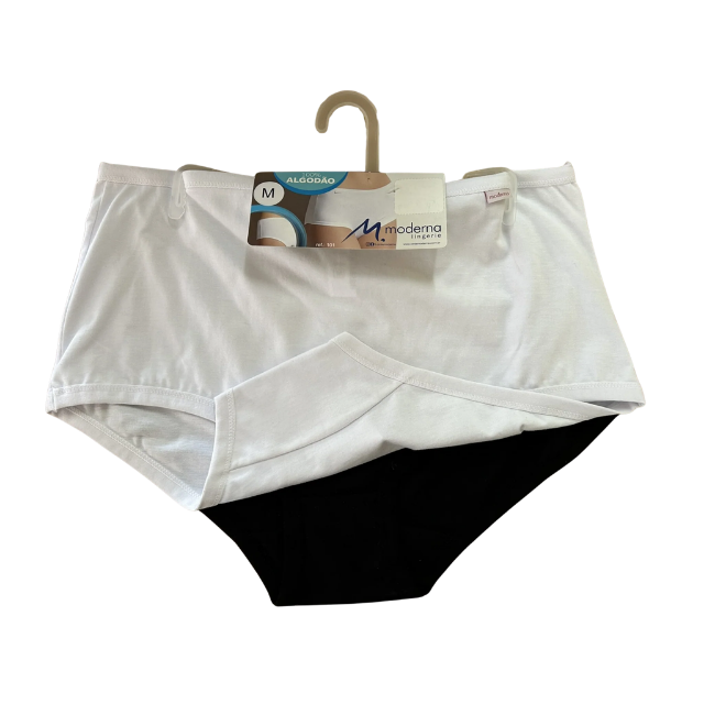 KIT101 - Calça Cava Baixa Clássica com Viés - Kit com 2 Peças