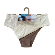 KIT103 - Kit Calcinha Calça Cava Média com Viés - 2 Peças