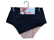 KIT201 - Kit 2 Calcinhas Calça Cava Baixa com Viés