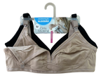 KIT335 - Kit Sutiã de Amamentação Malha 100% Algodão - Contém 02 Peças