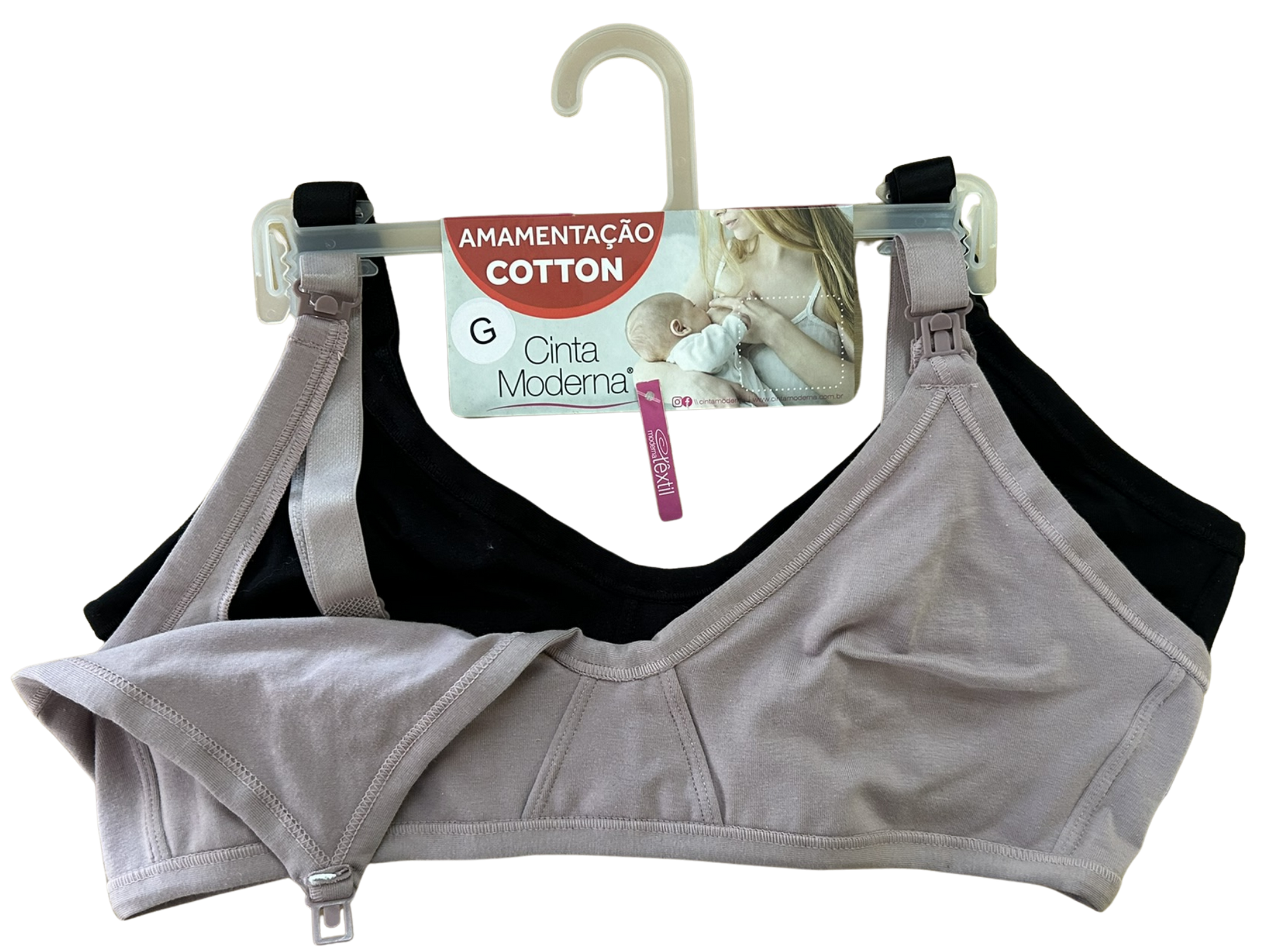 KIT337 - Kit Sutiã de Amamentação - Contém 02 Peças