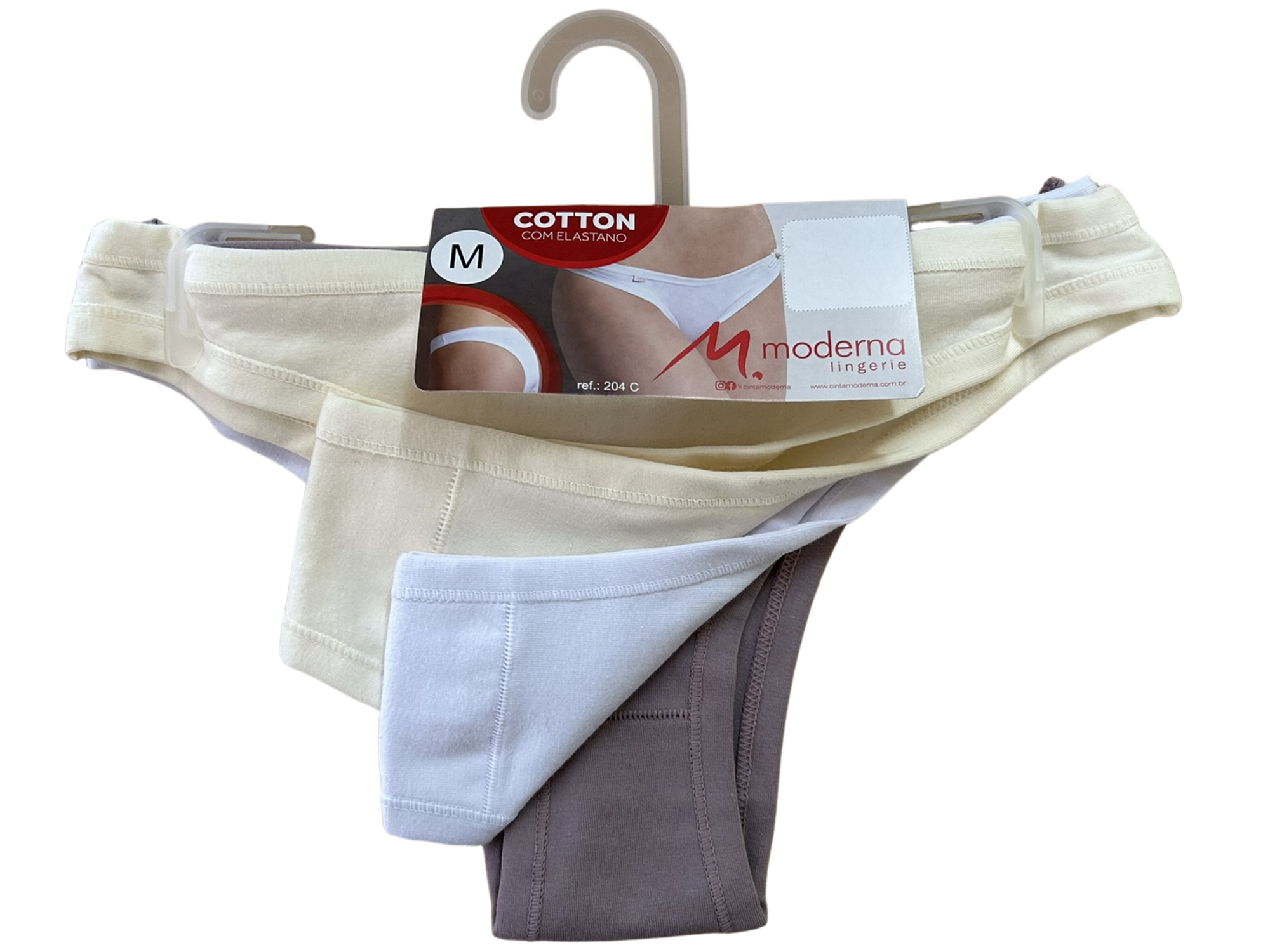 KT204C - Biquini com Viés - Kit com 3 Peças