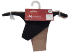 Kit com 2 calcinhas tanga string de algodão em Cotton em cores sortidas