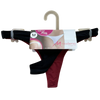KT2501 - KIT FIO DENTAL COM ELASTICO PERNA E CINTURA - KIT 02 PECAS EM CORES SORTIDAS