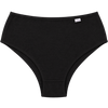 Calcinha plus size cava média 100% algodão preta