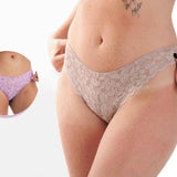 10K080 - KIT CALCINHA ASA DELTA EM RENDA COM FUNDO DE ALGODAO – KIT COM 10 PECAS