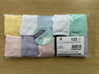 10K123 - KIT CALCA CAVA MEDIA RIBANA COM ELASTICO PERNA E CINTURA – KIT COM 10 PECAS EM CORES SORTIDAS