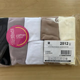 10K2512 - KIT BIQUINI EM COTTON COM ELASTICO PERNA E CINTURA – KIT 10 PECAS EM CORES SORTIDAS