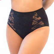 5098 - Cinta Modeladora Feminina Bicolor com Detalhe em Renda
