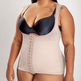 A301 - Corpete Postural Sem Busto com Abertura Total Frontal e Colchetes - Unisex