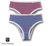 Kit Calça com Viés - Contém 02 Peças - Listras Sortidas - KT2506