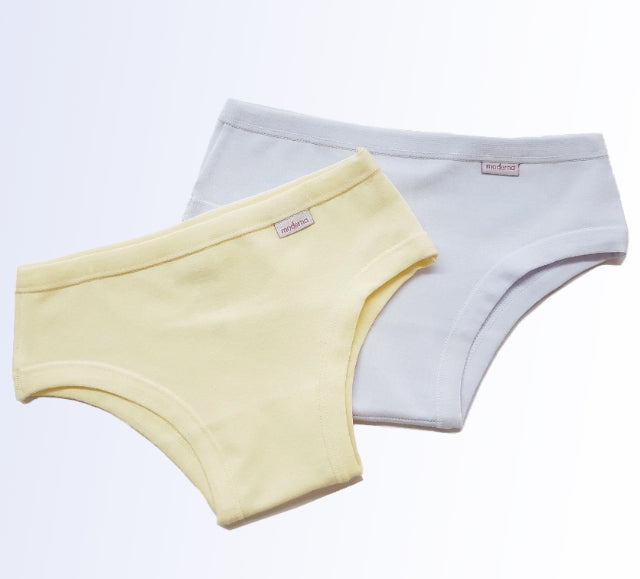 Calça Boneca Infantil - Kit 2 Peças Lisas - KTIF86