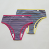 Kit 2 calcinhas calça cava média algodão com elastano cores sortidas