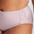 Calça Pós Parto Frente Dupla com Detalhe em Renda - 6035