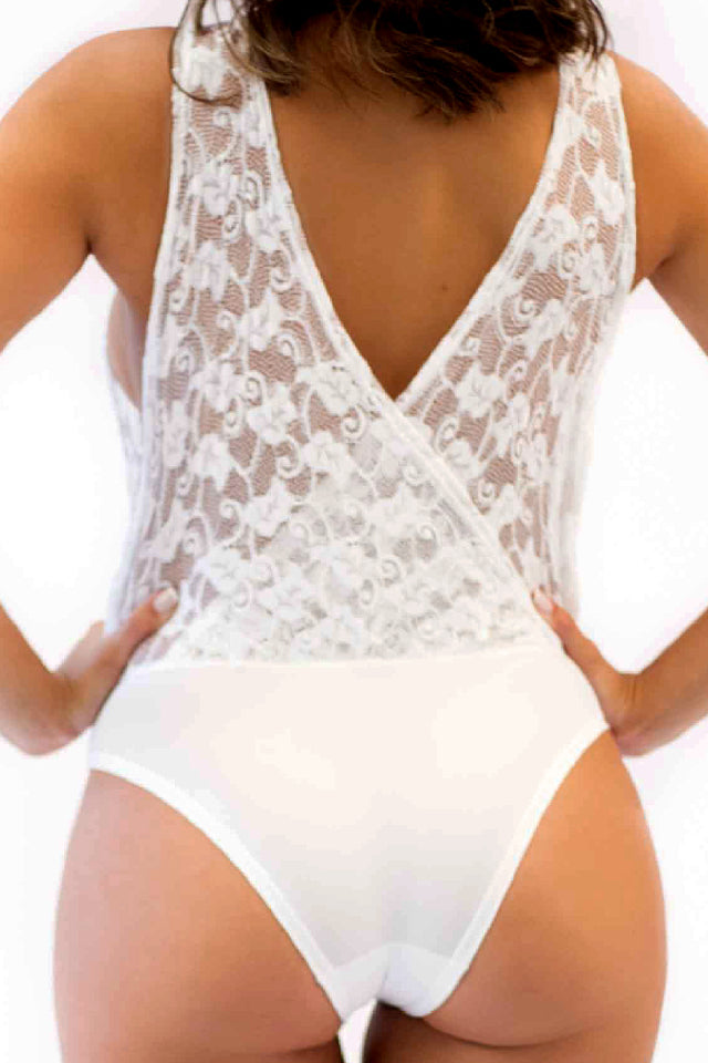 Body Decotado de Renda - 5073