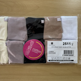 10K2511 - KIT TANGA STRING EM COTTON COM ELASTICO PERNA E CINTURA – KIT COM 10 PECAS EM CORES SORTIDAS
