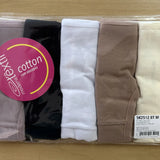5K2512 - KIT BIQUINI EM COTTON COM ELASTICO PERNA E CINTURA – KIT 5 PECAS EM CORES SORTIDAS